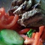 meat and salad recipe