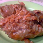 Rice and mushroom Cabbage Rolls